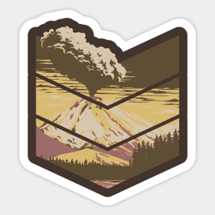 Volcano Sticker